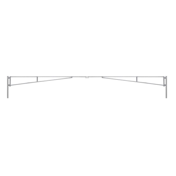 SENTINEL 30' (9.14 m) Manual Double Leaf Swing Barrier Gate Arm - Galvanized - 14020-30