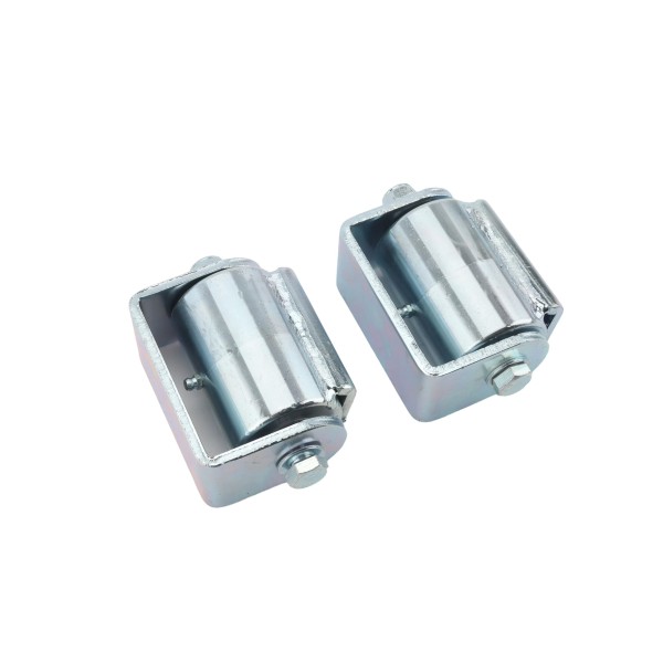 LiftMaster GUARDIAN Heavy Duty Flat Mounted Roller Cage Bearing Gate Hinge (Pair) Zinc Plated - 2000Z