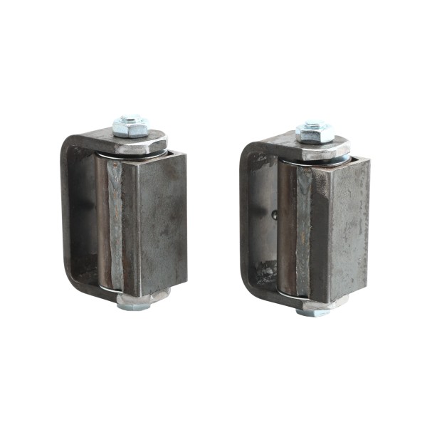 GUARDIAN Standard Hinge - Unfinished, Flat Mount, Both Sides (Pair) - 2100U