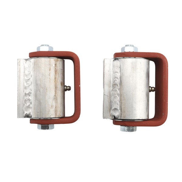 LiftMaster GUARDIAN Specialty Flat Mounted Roller Cage Bearing Gate Hinge (Pair) Aluminum/Steel - 2170AS