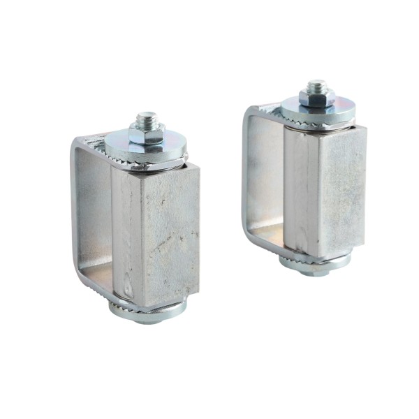 LiftMaster GUARDIAN Adjustable Flat Mounted Roller Cage Bearing Gate Hinge (Pair) Zinc-Plated