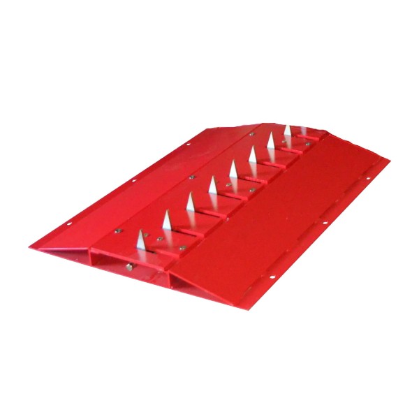 Spike Systems 36" Heavy-Duty Surface Mount Traffic Spike Module Extension (Galvanized Red) - CS72-CM-00-SM-HD-RED