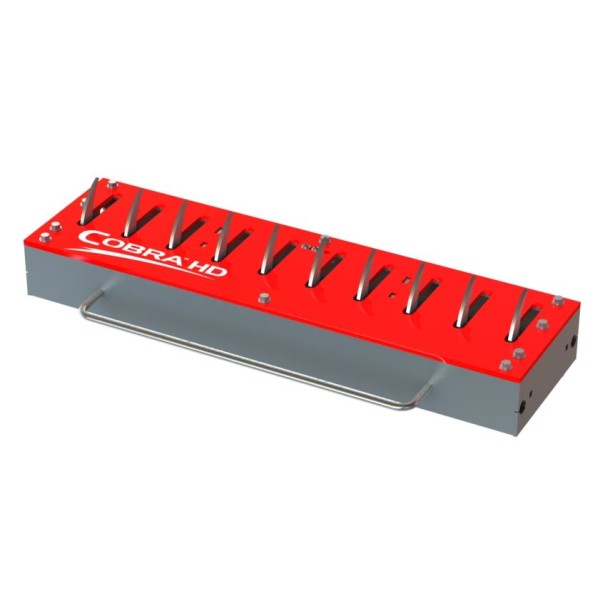 COBRA HD 3’ (914 mm) In-Ground Traffic Spike Section - Galvanized Red - 11310.120