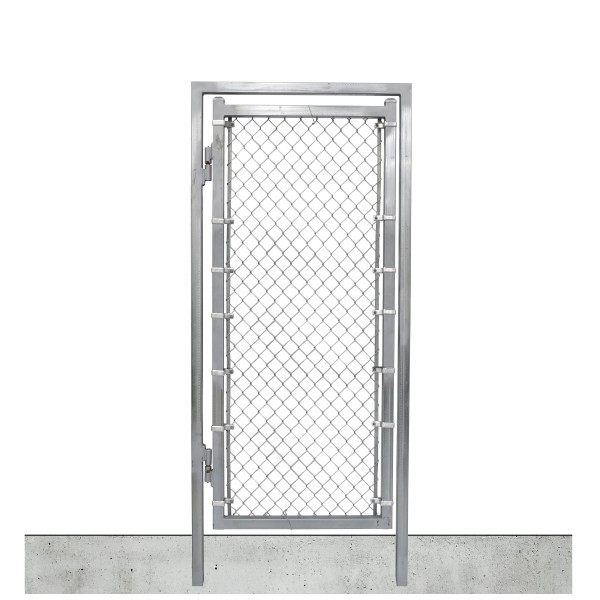 4' x 6' Prehung Chain Link In-Ground Mount Walk Gate Kit (Barrier Gates)