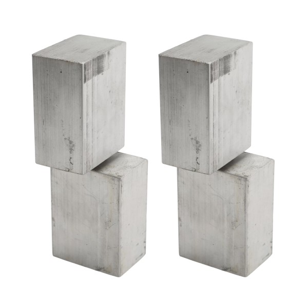 LiftMaster Elite Block Power Hinge - Flat Mount, Aluminum (Pair) - POWERHINGE3