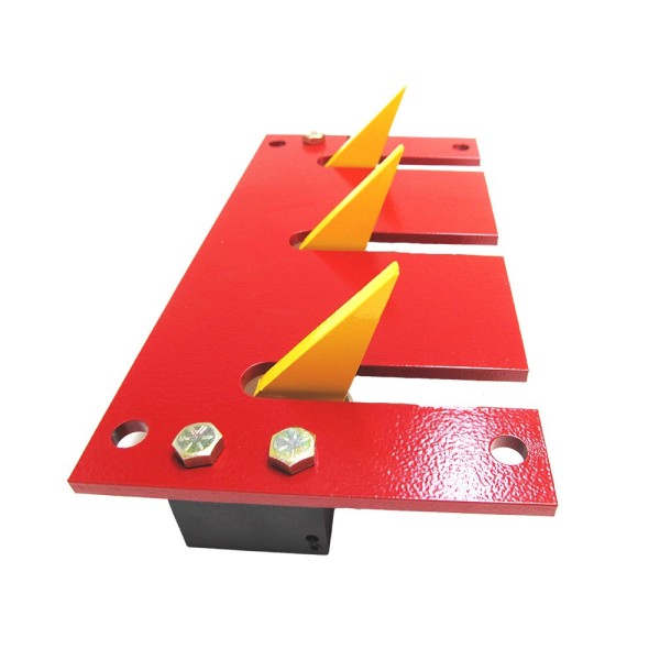 Road Blade 1ft Surface Mount Module Assembly (Powder-Coated Red) - RB36-FTP