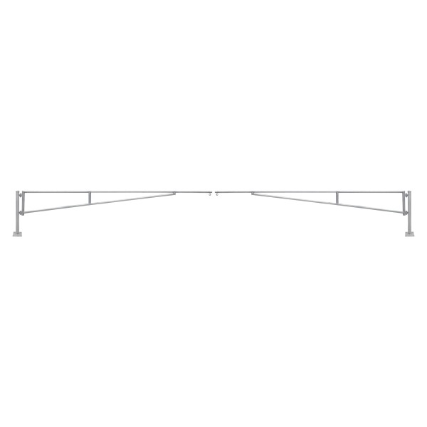 Swing Sentinel 28' (8.5 m) Manual Double Leaf Swing Barrier Gate Arm (Surface Mount) - Galvanized