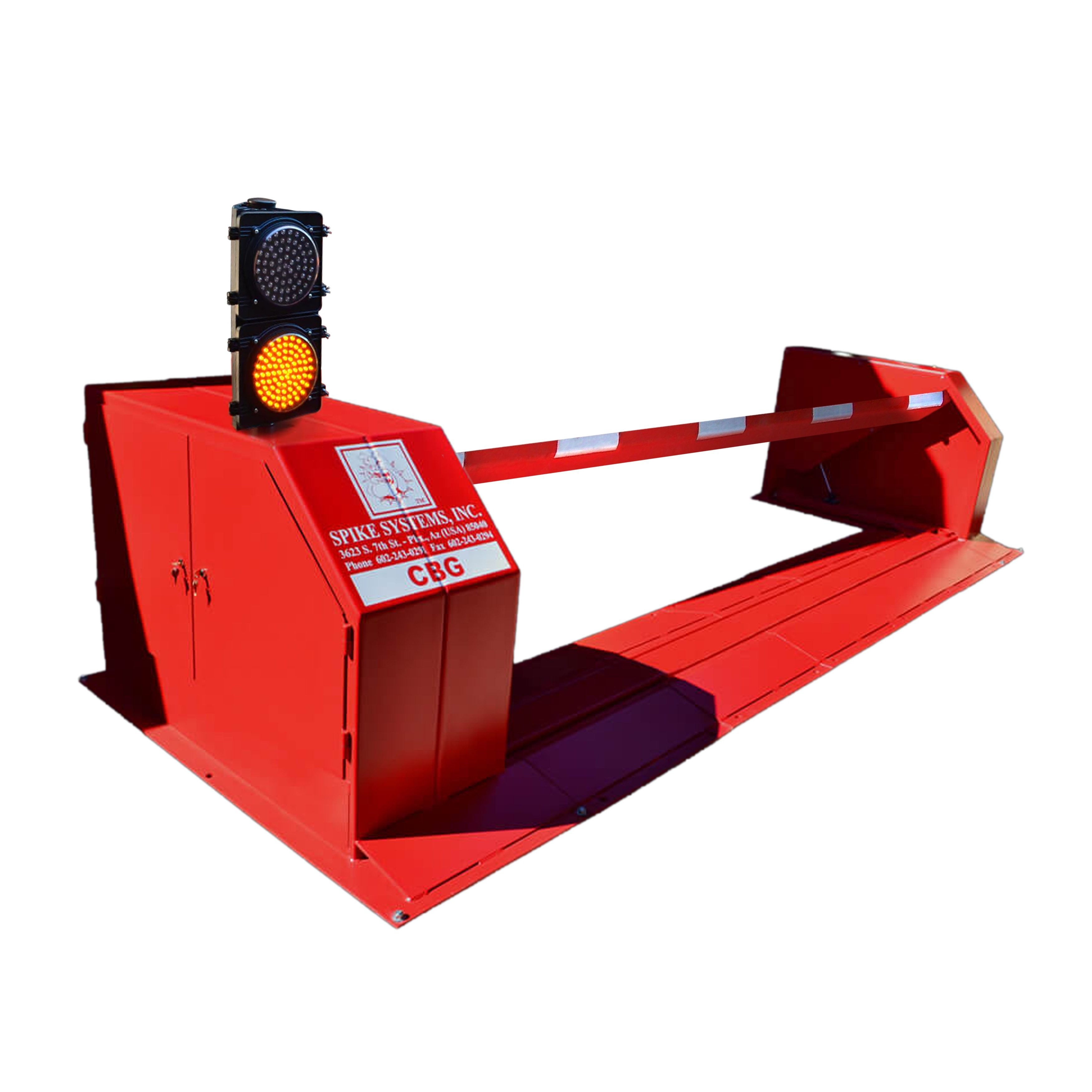 Spike Systems 10' Motorized Crash Barrier Gate with 8