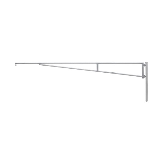 SENTINEL 16' (4.88 m) Manual Single Leaf Swing Barrier Gate Arm - Galvanized - 14010-16