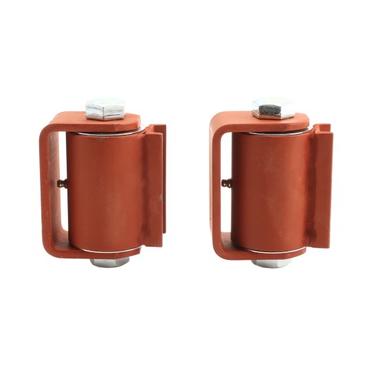 GUARDIAN Heavy Duty Hinge - Prime Coated, Flat to Gate, Round to Post (Pair) - 2015P