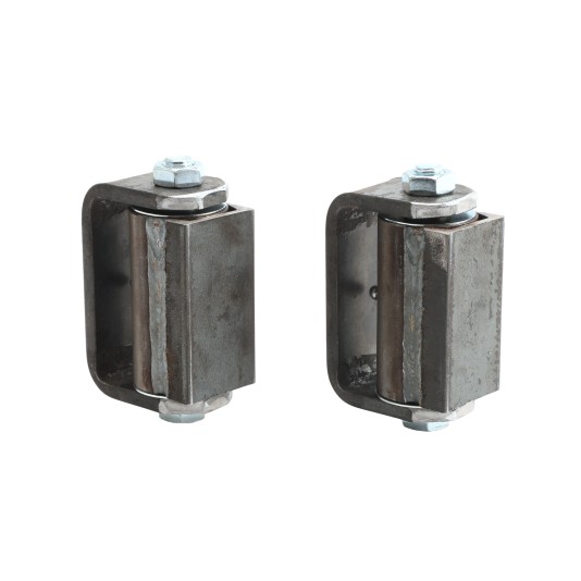 GUARDIAN Standard Hinge - Unfinished, Flat Mount, Both Sides (Pair) - 2100U
