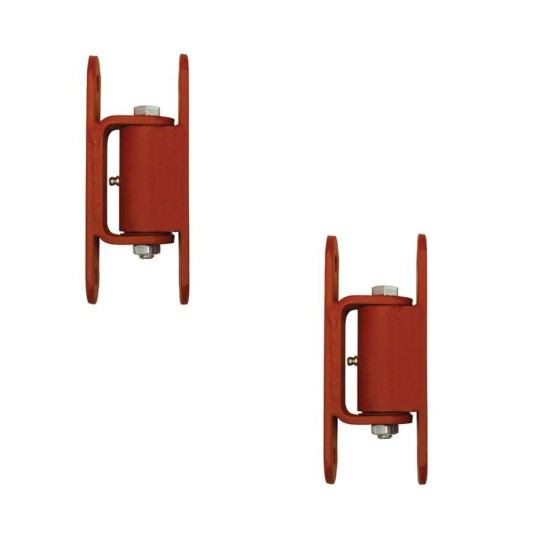 GUARDIAN Standard Hinge - Prime Coated, Bolt to Gate, Bolt to Post (Pair) - 2150P 