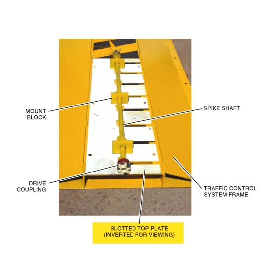 Spike Systems 36" Top Plate for CS72 Traffic Spike Modules - CS72-TOP-PLATE