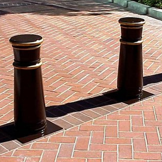 Delta Scientific 2-Bollard System - (Set Of 2 Retractable Bollards) - DSC800-2