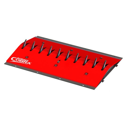 KING COBRA 3' (914 mm) Heavy Duty Surface Mount Traffic Spike Section - Powder Coated Red - 12360.100