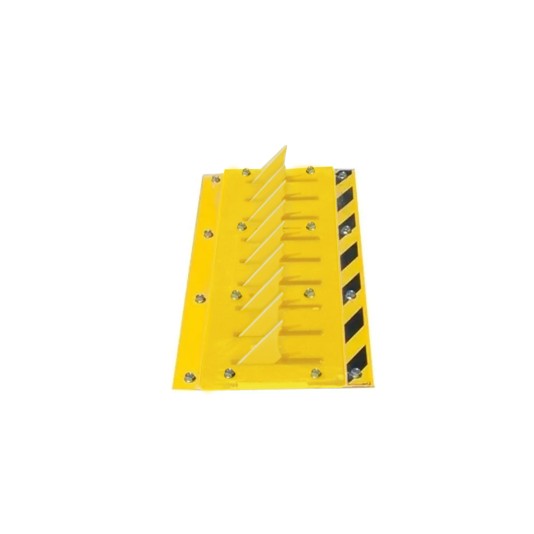 Road Shark Low-Profile In-Ground 38" Heavy Duty Traffic Spikes (Yellow)