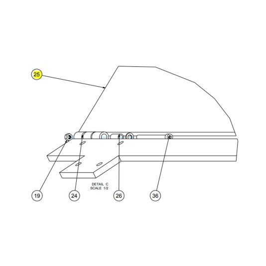 Spike Systems 16' Top Plate for PBG-160 Wedge Barrier - PBG-PLATE-160
