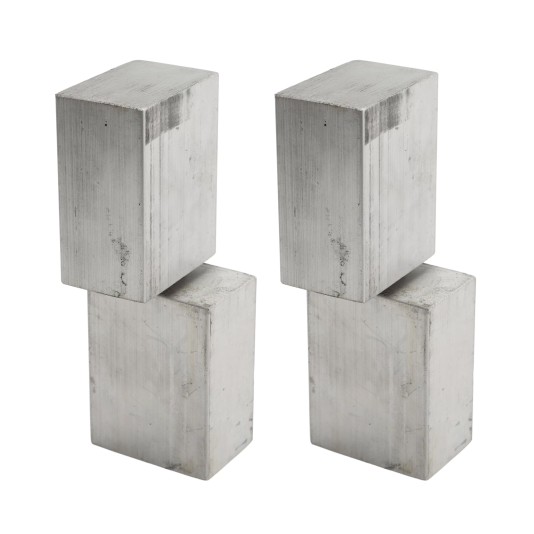 LiftMaster Elite Block Power Hinge - Flat Mount, Aluminum (Pair) - POWERHINGE3