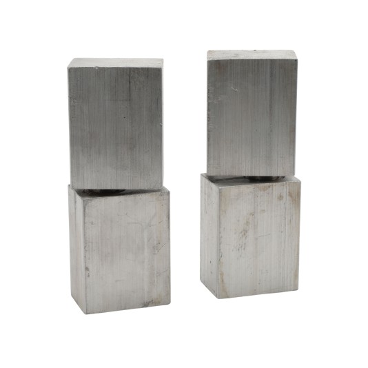 LiftMaster Elite POWERHINGE  Heavy Duty Flat Mounted Block Gate Hinge (Pair) Aluminum - POWERHINGE3