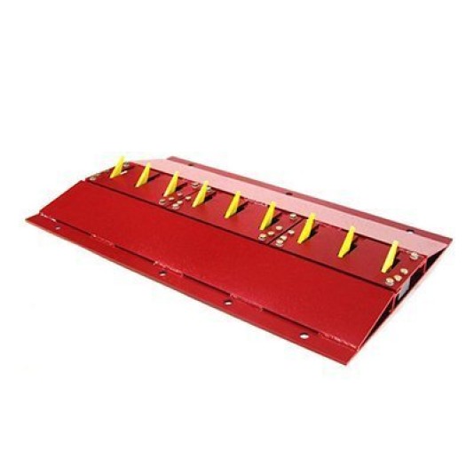 Road Blade Surface Mount 36" L X 22" W Traffic Spike Section with Latch Downs (Powder-Coated Red) - RB40