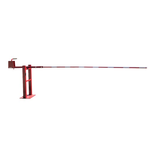 Secure Lane Manual Lift Barrier W/ 26' (7.92M) Gate Arm Includes Cable Truss Support System (Red) - SL-LB26
