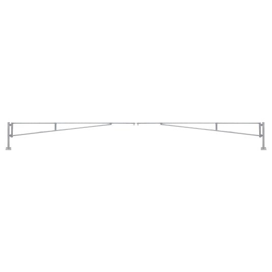 Swing Sentinel 30' (9.14 m) Manual Double Leaf Swing Barrier Gate Arm (Surface Mount) - Galvanized