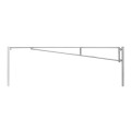 SENTINEL 14' (4.26 m) Manual Single Leaf Swing Barrier Gate Arm Kit - Galvanized - 14010-14