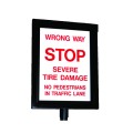 GUARDIAN Manual Spikes Warning Sign (Lighted)