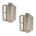 GUARDIAN Heavy Duty Hinge - Zinc Plated, Flat Mount, Both Sides (Pair) - 2000Z