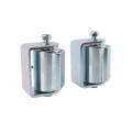 LiftMaster GUARDIAN Heavy Duty Flat Mounted Roller Cage Bearing Gate Hinge (Pair) Zinc Plated - 2000Z