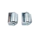 LiftMaster GUARDIAN Heavy Duty Flat Mounted Roller Cage Bearing Gate Hinge (Pair) Zinc Plated - 2000Z