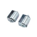 LiftMaster GUARDIAN Heavy Duty Flat Mounted Roller Cage Bearing Gate Hinge (Pair) Zinc Plated - 2000Z