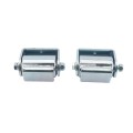 LiftMaster GUARDIAN Heavy Duty Flat Mounted Roller Cage Bearing Gate Hinge (Pair) Zinc Plated - 2000Z