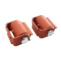 LiftMaster GUARDIAN Heavy-Duty Hinge for Gate Opener Systems - Prime Coated, Round Mount, Both Sides (Pair) - 2010P