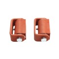 LiftMaster GUARDIAN Flat Mounted Roller Cage Bearing Gate Hinge (Pair) Prime Coated - 2100P (Hinges-Finishes)