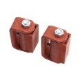 LiftMaster GUARDIAN Flat Mounted Roller Cage Bearing Gate Hinge (Pair) Prime Coated - 2100P (Hinges-Finishes)