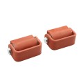 LiftMaster GUARDIAN Flat Mounted Roller Cage Bearing Gate Hinge (Pair) Prime Coated - 2100P (Hinges-Finishes)