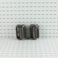 LiftMaster GUARDIAN Flat Mounted Roller Cage Bearing Gate Hinge (Pair) Unfinished - 2100U