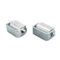 LiftMaster GUARDIAN Standard Hinge for Gate Openers - Zinc Plated, Flat Mount, Both Sides (Pair) - 2100Z