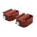 LiftMaster GUARDIAN Standard Hinge - Prime Coated, Round Mount, Both Sides (Pair) - 2110P