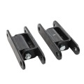 LiftMaster GUARDIAN Standard Hinge - Black Powder Coat, Bolt to Gate, Bolt to Post (Pair) - 2150B