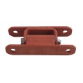 LiftMaster GUARDIAN Bolt-On Mounted Roller Cage Bearing Gate Hinge (Pair) Prime Coated - 2150P