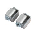 LiftMaster GUARDIAN Adjustable Flat Mounted Roller Cage Bearing Gate Hinge (Pair) Zinc-Plated