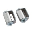 LiftMaster GUARDIAN Adjustable Flat Mounted Roller Cage Bearing Gate Hinge (Pair) Zinc-Plated