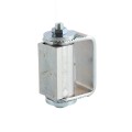 LiftMaster GUARDIAN Adjustable Flat Mounted Roller Cage Bearing Gate Hinge (Pair) Zinc-Plated