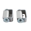 LiftMaster GUARDIAN Adjustable Flat Mounted Roller Cage Bearing Gate Hinge (Pair) Zinc-Plated