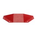 Roadshark 6" Beveled End Cap with Hardware (Red)