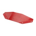 Roadshark 6" Beveled End Cap with Hardware (Red)