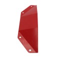 Roadshark 6" Beveled End Cap with Hardware (Red)