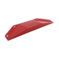 Roadshark 6" Beveled End Cap with Hardware (Red)
